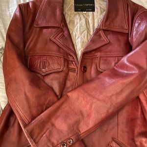 Vintage Genuine leather jacket.